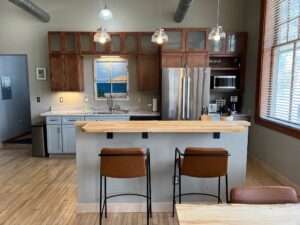 East Side - Kitchen Island and sink